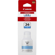 Canon GI-26 Pigment Cyan Ink Bottle - Inkjet - Pigment Cyan - 14000 Pages - 132 mL - High Yield 4421C001