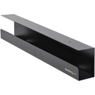 StarTechcom Under Desk Cable Management Tray Cable Tray OrganizerManager DeskTable Mount CordPower Strip Holder 23-12L x - x UDCMTRAY