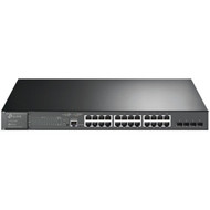 TP-Link JetStream 28-Port Gigabit L2 Managed Switch with 24-Port PoE - 24 Ports - Manageable - 2 Layer Supported - Modular - 4 SFP - TL-SG3428MP