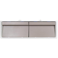 Ergotron CareFit Pro Double Tall Drawer - 9072 g Weight Capacity - White Warm Gray 98-488