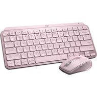 Logitech MX Keys Mini Rose - Wireless Connectivity - Bluetooth - 3281 ft 10000 mm - USB Interface Emoji Dictation Mute Hot - - 920-010474