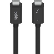 Belkin CONNECT Thunderbolt 4 Cable 1M Passive - 33 ft Thunderbolt 4 Data Transfer Cable for Docking Station Notebook Smartphone INZ003bt1MBK