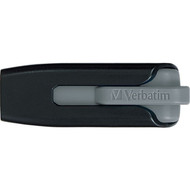 Verbatim Store n Go V3 32GB USB 32 Gen 1 Flash Drive - 32 GB - USB 32 Gen 1 Type A - Gray - Lifetime Warranty - 10 Pack 70894