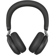 Jabra Evolve2 75 Wireless On-ear Stereo Headset - USB-A - For MS Teams - Black - Binaural - Ear-cup - 3000 cm - Bluetooth - 20 Hz to - 27599-999-999