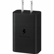 Samsung 15W Power Adapter with Cable C-to-C - 15 W - 120 V AC 230 V AC Input - 5 V DC2 A 9 V DC Output - Black EP-T1510XBEGCA