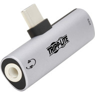 Tripp Lite U437-001-C-V2 USB-C to 35 mm Headphone Jack Adapter - 1 x Mini-phone Stereo Audio - Female 1 x Powered USB Type C - - 1 x U437-001-C-V2