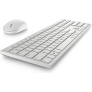 Dell Pro KM5221W Keyboard  Mouse - USB Plunger Wireless 240 GHz Keyboard - White - USB Wireless Mouse - Optical - 4000 dpi - White - KM5221W-WH-US