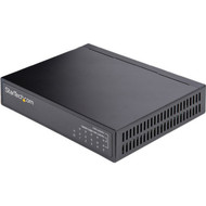 StarTechcom Unmanaged 25G Switch 5 Port 25GBASE-T Unmanaged Ethernet Switch Desk  Wall Mount Kit Compatible w 101001000Mbps DS52000
