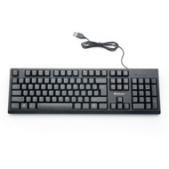 Verbatim Wired Keyboard - Cable Connectivity - USB Interface Multimedia Hot Keys - Linux ChromeOS Mac OS Windows Mac PC 70735
