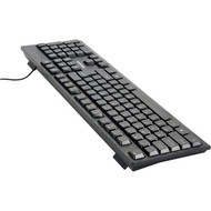 Verbatim Wired Keyboard - Cable Connectivity - USB Interface Multimedia Hot Keys - Linux ChromeOS Mac OS Windows Mac PC 70735
