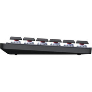 Logitech MX Mechanical Wireless Illuminated Performance Keyboard Linear Graphite - Wireless Connectivity - BluetoothRF - 3281 ft 920-010548