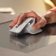 Logitech MX Master 3S Performance Wireless Mouse Pale Grey - Darkfield - Wireless - BluetoothRadio Frequency - 240 GHz - - Pale - 910-006558