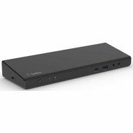 Belkin Universal USB-C Triple Display Dock-laptop docking station HDMI DisplayPort - for MonitorNotebookWorkstation - 85 W - USB C - INC007TTBK