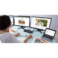 Belkin Universal USB-C Triple Display Dock-laptop docking station HDMI DisplayPort - for MonitorNotebookWorkstation - 85 W - USB C - INC007TTBK