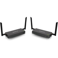 IOGEAR Long Range Wireless 4K Video Transmitter and Receiver Kit with Local Passthrough - 1 Input Device - 2 Output Device - 600 ft - GWLRSSKIT4K