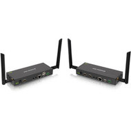 IOGEAR Long Range Wireless 4K Video Transmitter and Receiver Kit with Local Passthrough - 1 Input Device - 2 Output Device - 600 ft - GWLRSSKIT4K