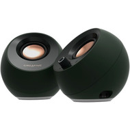 Creative Pebble Pro 20 Portable Bluetooth Speaker System - 10 W RMS - Alpine Green - Desktop 51MF1710AA001