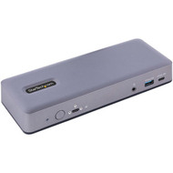 StarTechcom USB-C Docking Station HDMIDPDP Alt Mode USB-C Dock TripleDual 4K 7x USB Hub 60W PD GbE WWCB Certified - Works - DK31C3MNCR
