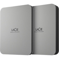 LaCie Mobile Drive Secure STLR2000400 2 TB Portable Hard Drive - 25 External - Space Gray - USB 32 Gen 1 Type C - 3 Year Warranty STLR2000400