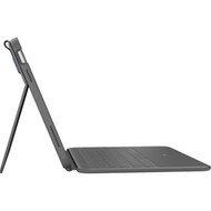 Logitech Rugged Folio Rugged KeyboardCover Case Folio for 109 Apple Logitech iPad 10th Generation Tablet - Graphite - Drop - x 920-011295