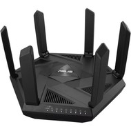Asus RT-AXE7800 Wi-Fi 6E IEEE 80211ax Ethernet Wireless Router - Tri Band - 240 GHz ISM Band - 6 GHz UNII Band - 6 x Antenna6 x - - RT-AXE7800