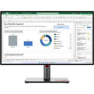 Lenovo ThinkVision P27h-30 27 WQHD LCD Monitor - 169 - 27 68580 mm Class - In-plane Switching IPS Technology - WLED Backlight 63A1ZAR1US