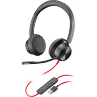 Poly Blackwire 8225-M Microsoft Teams Certified USB-A Headset - Stereo - Mini-phone 35mm USB Type A - Wired - 32 Ohm - - Binaural 772K3AA