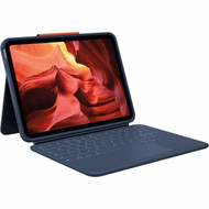 Logitech Rugged Combo 4 Touch Rugged KeyboardCover Case Folio for 109 Apple iPad 10th Generation iPad Stylus - Classic Blue - 920-011130