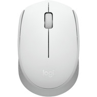 Logitech M170 Mouse - Optical - Wireless - Radio Frequency - 240 GHz - Off White - USB - Symmetrical 910-006864
