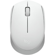 Logitech M170 Mouse - Optical - Wireless - Radio Frequency - 2.40 GHz - Off White - USB - Symmetrical (Fleet Network)
