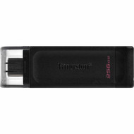 Kingston DataTraveler 70 256GB USB 32 Gen 1 Type C Flash Drive - 256 GB - USB 32 Gen 1 Type C - 5 Year Warranty DT70256GBCR
