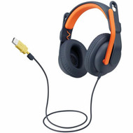 Logitech Zone Learn Headset - Stereo - USB Type C - Wired - On-ear - Binaural - Circumaural - 43 ft Cable - Omni-directional - Noise 981-001367
