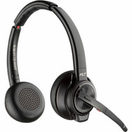 Poly Savi 8220 UC Microsoft Teams Certified DECT 1920-1930 MHz USB-A Headset - Stereo - Wireless - BluetoothDECT - 5906 ft - 20 Hz - 77Y82AAABA