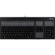 CHERRY LPOS QWERTY Keyboard - 127 Keys - QWERTY Layout - 42 Relegendable Keys - Magnetic Stripe Reader - USB - Black G86-71401EUADAA