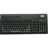 ID TECH Versakey POS Keyboard - 105 Keys - Magnetic Stripe Reader - USB - Black IDKA-234133B