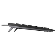CHERRY STREAM Keyboard - Cable Connectivity - USB Interface - 104 Key Volume Up Volume Down Previous Track Next Track PlayPause JK-8500EU-2