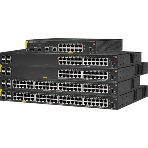 Aruba 6100 24G Class4 PoE 4SFP+ 370W Switch - 24 Ports - Manageable - 3 Layer Supported - Modular - 32.70 W Power Consumption - 370 W (JL677A#ABA)