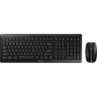 CHERRY STREAM DESKTOP Keyboard  Mouse - USB SX Wireless RF 240 GHz Keyboard - 104 Key - English US - Black - USB Wireless RF Mouse JD-8500EU-2
