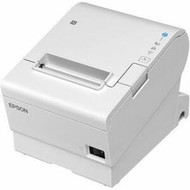 Epson OmniLink TM-T88VII Desktop Direct Thermal Printer - Monochrome - Receipt Print - Ethernet - USB - USB Host - With Cutter - White C31CJ57051