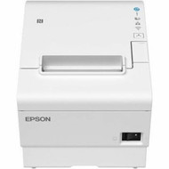 Epson OmniLink TM-T88VII Desktop Direct Thermal Printer - Monochrome - Receipt Print - Ethernet - USB - USB Host - With Cutter - White C31CJ57051