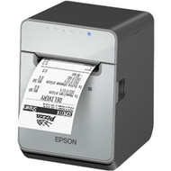 Epson OmniLink TM-L100 Desktop Direct Thermal Printer - Monochrome - Label Print - Ethernet - USB - USB Host - With Cutter - Black - - C31CJ52011