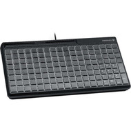 Cherry SPOS G86-63410 POS Keyboard - 142 Keys - 142 Relegendable Keys - Magnetic Stripe Reader - USB - Black G86-63410EUADAA