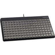 CHERRY SPOS Rows and Columns Keyboard - 142 Keys - 142 Relegendable Keys - Magnetic Stripe Reader - USB - Black G86-63400EUADAA