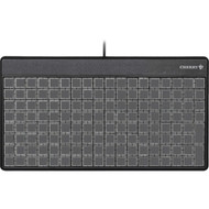 CHERRY SPOS Rows and Columns Keyboard - 142 Keys - 142 Relegendable Keys - Magnetic Stripe Reader - USB - Black G86-63400EUADAA