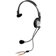 Andrea NC-181 Mono on-Ear Headset - Mono - Mini-phone 35mm - Wired - 32 Ohm - 50 Hz - 20 kHz - Over-the-head - Monaural - Semi-open C1-1022100-1