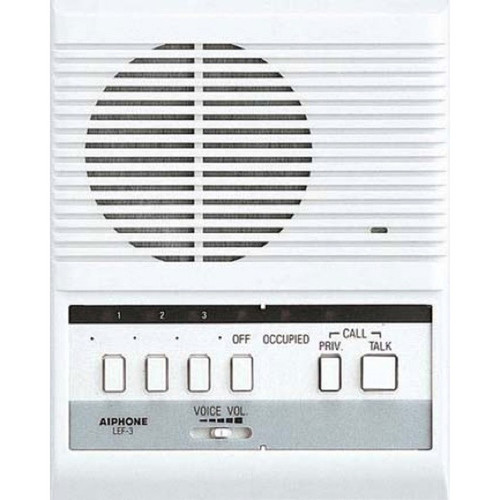 Aiphone LEF-3 Intercom Master Station - Cable - 1600 ft (487680 mm) - Wall Mount (LEF-3)