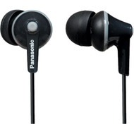 Panasonic Earbud Headphones - Stereo - Mini-phone 35mm - Wired - 16 Ohm - 10 Hz - 24 kHz - Earbud - Binaural - In-ear - 36 ft - RPTCM125K