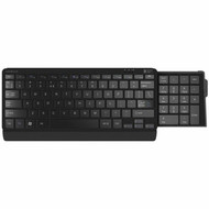 Posturite Number Slide Compact Keyboard - Wireless Connectivity - Workstation - Android Mac PC iOS - Black 982-0013