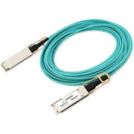 Axiom 40GBASE-AOC QSFP Active Optical Cable Juniper Compatible 15m - 492 ft Fiber Optic Network Cable for Network Device - First 1 x JNP-40G-AOC-15M-AX