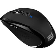 Adesso iMouse S200B - Bluetooth Ergo Mini Mouse - Optical - Wireless - Bluetooth - Black - 1500 dpi - Scroll Wheel - 5 Buttons - iMouse S200B